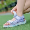 Sommer Kinder Schuhe Casual Atmungsaktive Mädchen Candy Farben Sandalen Weiche Strand Sandalen