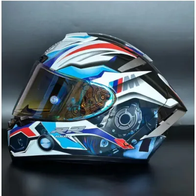 Full Face Motorcycle helmet shoei X-14 X-Spirit III new blue B Riding Motocross Racing Motobike