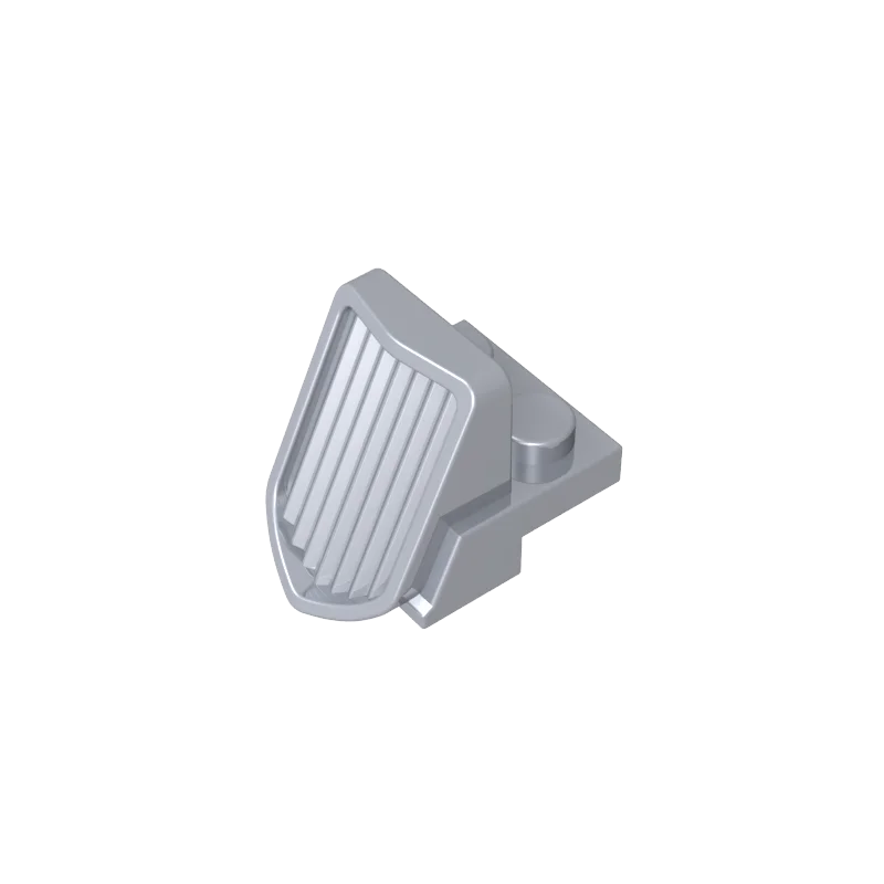 Gobricks MOC 10 Stück 50946 1 x 2 x 2/2/3 Ziegel, geneigte Gitterteile, Baustein, neues kreatives Modell, austauschbare Partikel zusammenbauen Image