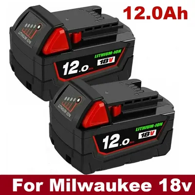 Für Milwaukee 48-11-5. 0 m18 Lithium xc 12ah Batterie mit erweiterter Kapazität für Milwaukee 48-11-100 48-11-100 Akku-Elektro werkzeuge