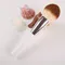 Große Puder-Make-up-Pinsel, schnelle Puderkontur, weißer Griff, synthetisches Haar, Make-up-Pinsel, Beauty-Tools, Kosmetik