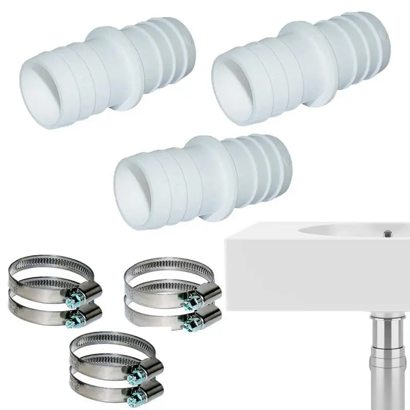 Adaptateur de tuyau d'aspirateur de piscine, connecteur de tuyau de 32mm pour collier de serrage de tuyau d'aspirateur de piscine et accessoire de tuyau pour Aquarium et piscine