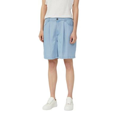 Bermudas S.OLIVER, Damen, Gr. 38, N-Gr, blau, Web, Obermaterial: 100% Lyocell, unifarben, casual, knielang, Hosen, aus weichem Lyocell Image