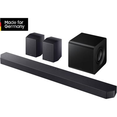 SAMSUNG Soundbar "HW-Q935GF Q-Soundbar", schwarz, B:111,07cm H:6,04cm T:12cm, Lautsprecher, 9.1.4-Kanal Subwoofer & Rücklautsprecher, Kabellos Dolby Atmos, DTS:X