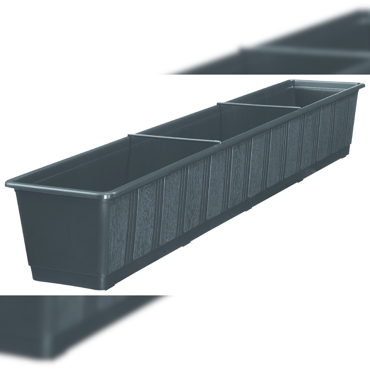 Geli Blumenkasten Standard anthrazit 100 cm eckig Anthrazit Image