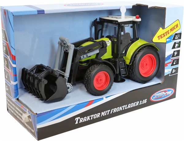 Speedzone Traktor mit Frontlader, Licht & Sound - VEDES Großhandel GmbH - Ware