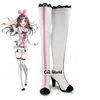 Virtueller YouTuber Vtuber A.I.Channel Kizuna AI Anime Cosplay Schuhe Stiefel anpassen