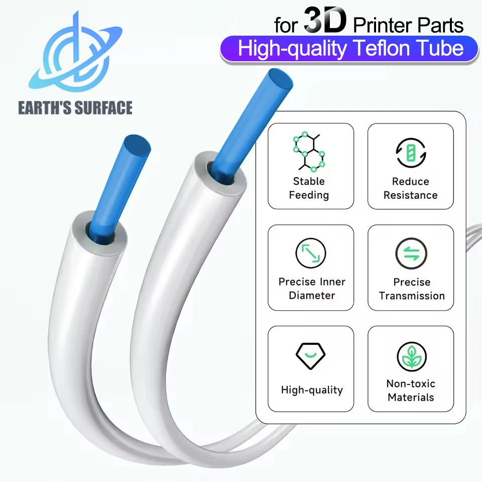 3D-Druckerteile für Creality K1C Ender 3 V3 Bowden-Extruder PTFE-Schlauch für J-Kopf Hotend 1,75 mm Filament ID 2 mm Außendurchmesser 4 m PTFE ID 25 Image