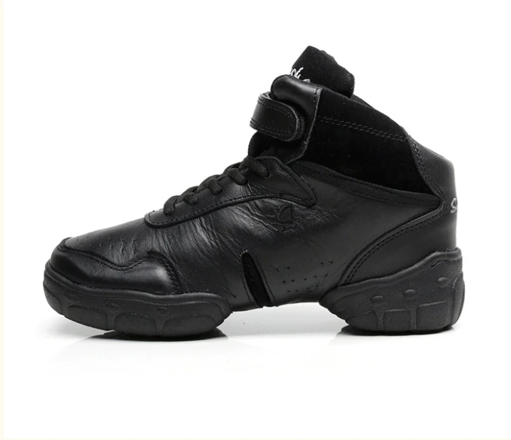Tanz Klassische Beliebte Schuhe Männer Frauen Turnschuhe Moderne Jazz Hip-hop Salsa Tanz Leder Top Qualität Atmungsaktive Sport Hohe stiefel Image