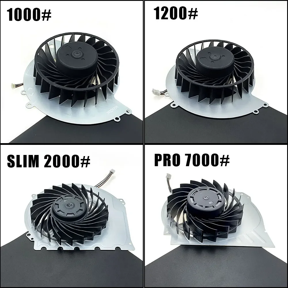 Für PS4 Slim Pro 1000 1100 1200 2000 7000 Für PS4 10XX 12XX CUH-2015A Interne Lüfter Gaming Zubehör Dropshipping Image