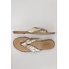 Inuovo Damen Sandale, Gr. 39, gold, kein Etikett