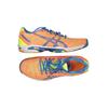 Asics Herren Sneakers, Gr. 43.5, orange, Kunstleder