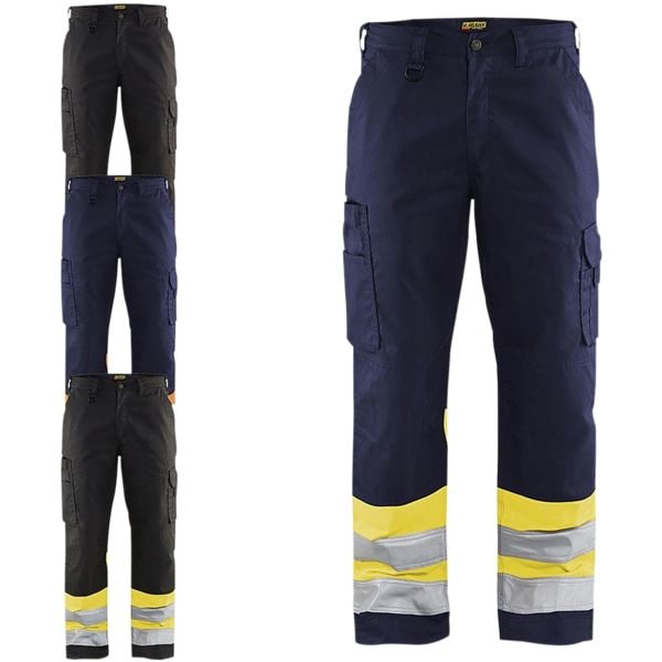 Blakläder Warnschutzbundhose HIGH-VIS »1564« Größe 50 grau