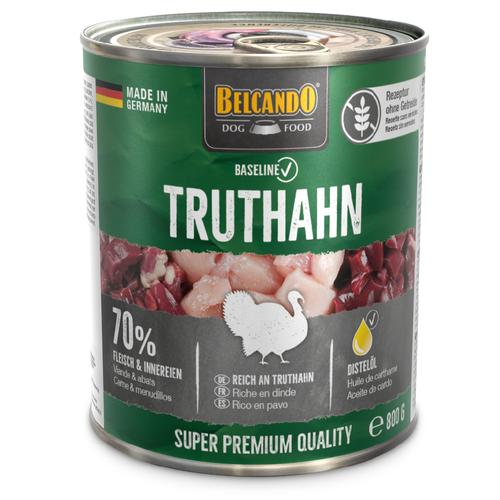 6 x Belcando Baseline à la dinde 800 g, nourriture humide pour chien