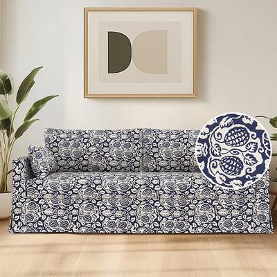 Sofa Cover For HYLTARP Sofa Floral Quilted 100% Cotton Slipcovers