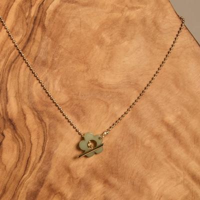 Lucky Brand Daisy Charm Lariat in Gold
