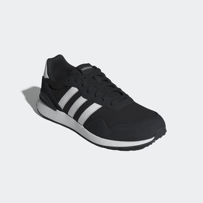 Sneaker ADIDAS SPORTSWEAR "RUN 60S 4.0", Gr. 45, schwarz-weiß (core schwarz, cloud weiß, core schwarz), Textil, Leder, sportlich, Schuhe, Topseller Image
