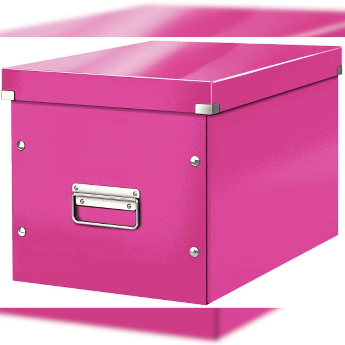 LEITZ Archivbox Click & Store Cube L Hartpappe pink Packung mit 6 Stück Image