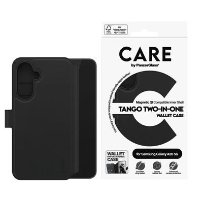 CARE BY PANZERGLASS Handyhülle "Tango Two-in-One Wallet Case für Samsung Galaxy A26 5G", schwarz, Samsung Galaxy A26 5G, Hüllen, Backcover, Schutzhülle, Handyschutzhülle, Case, Schutzcase, stoßfest Image