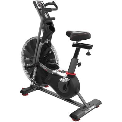 Air-Bike SCHWINN FITNESS "Schwinn Airdyne AD8i", grau, Fahrradtrainer, ohne Unterlegmatte, Luftwiderstand, Airbike, Airdyne, stufenloser Widerstand, B:67cm H:135cm L:135cm Image