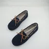 Top Qualität Frauen Wohnungen Echtes Leder Flache Schuhe Dame Casual Loafers Mokassins Fahren Schuhe