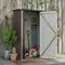 5ft X 3ft Metal Garden Storage Shed, Outdoor Tool Shed with Sloped Roof, Lockable Door for Tools,