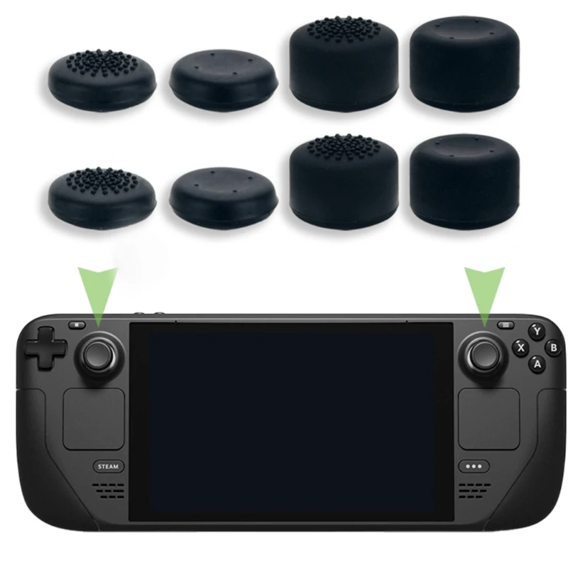 Daumengriffkappenabdeckung für Steam Deck Controller Konsole Thumbstick Grip Caps F19E Image