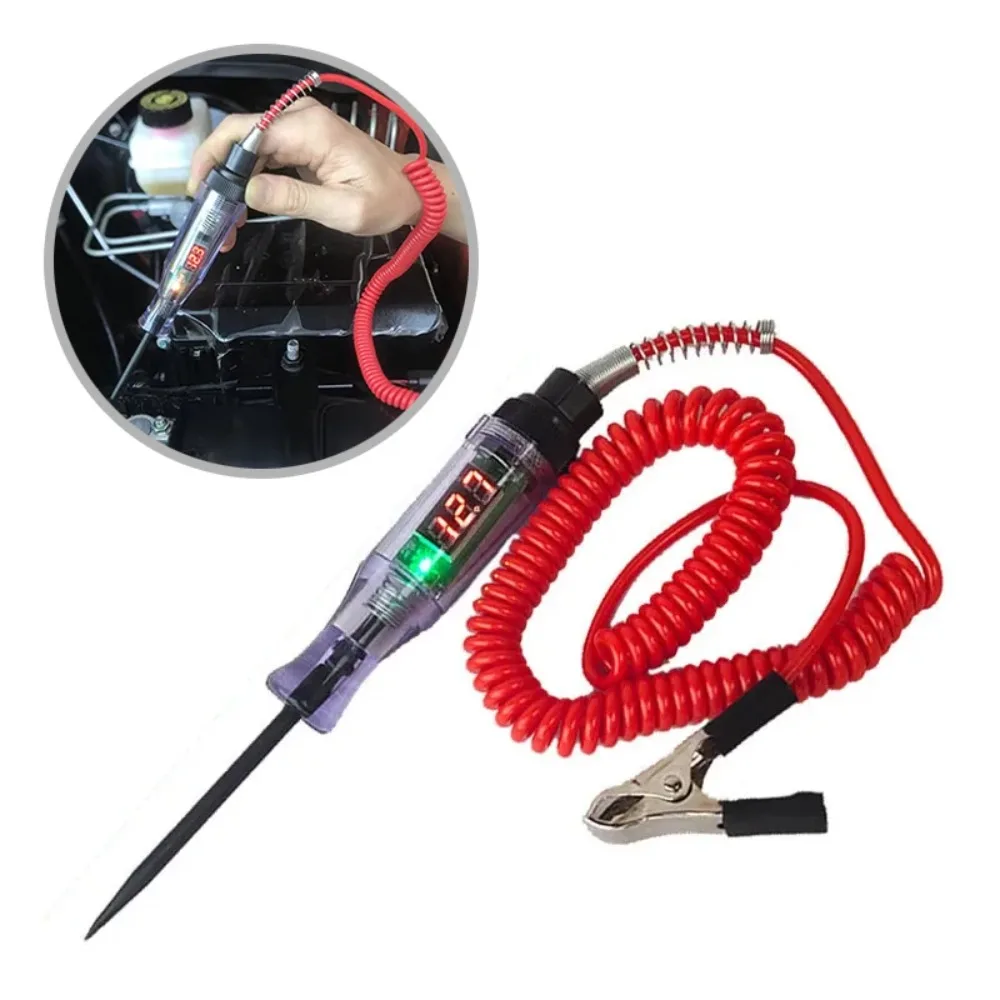 6V 12V 24V Auto Lkw Spannung Tester Diagnose Sonde Test Stift Glühbirne Mess Stift Auto Reparatur werkzeuge Image