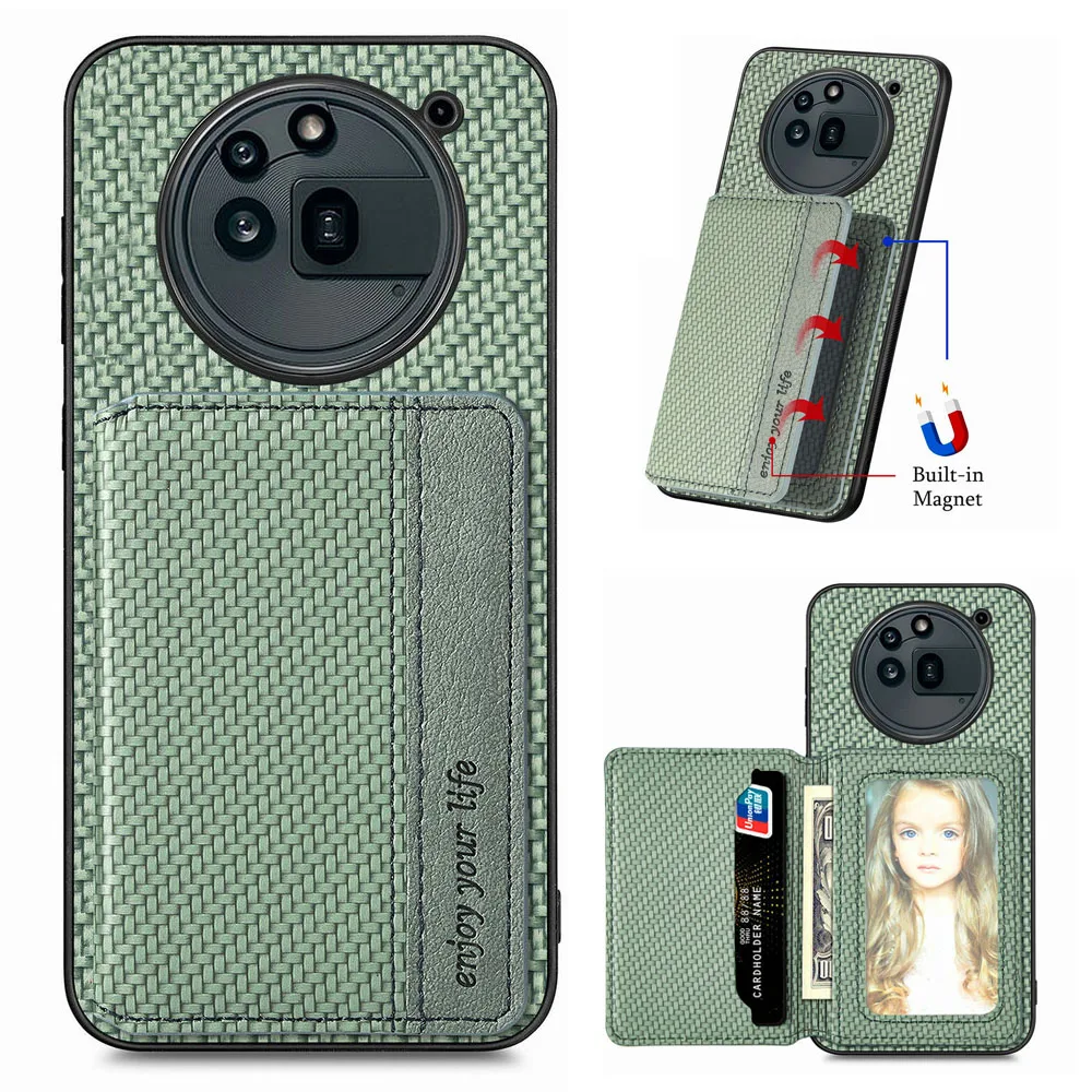 Für Nothing Phone 3A Pro 5G 2025, Diebstahlsicherung, Pinsel, Leder, Kartenetui, Magnet-Rückseite, Funda Nothing Phone 3 A 3APro Wallet Cover Image