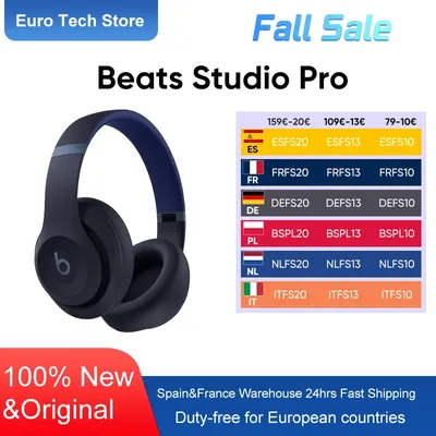 Beats Studio Pro Bluetooth Wireless-Kopfhörer aktive Geräusch unterdrückung, bis zu 40 Stunden Hörzeit, kompatibel mit Apple Android