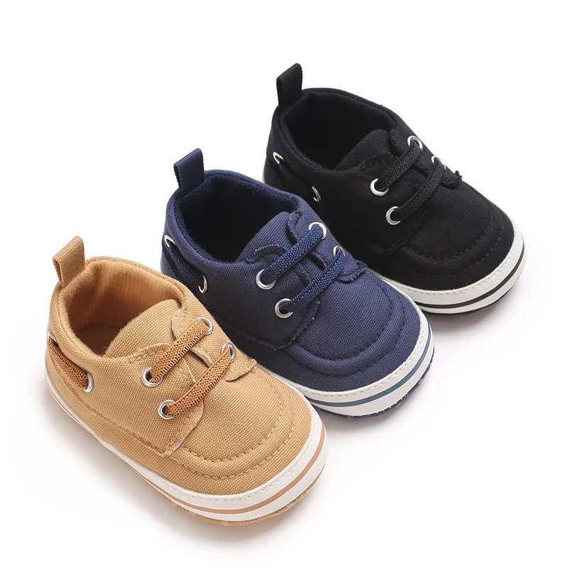 Lässige Slip-On-Canvas-Schuhe für Neugeborene im Alter von 0–1 Jahren, atmungsaktive First Walker-Sneaker für Geschlechter