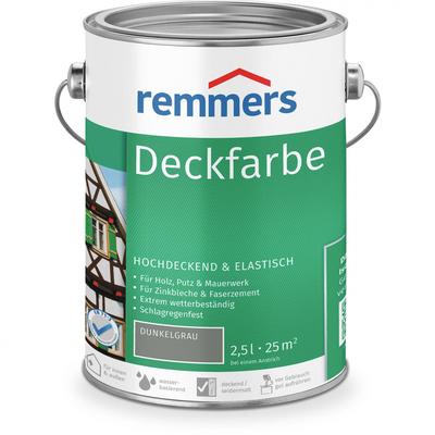 Remmers Deckfarbe dunkelgrau, 2,5 l Image