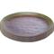 Assiette plate en faïence violette et verte D27 - Lot de 6