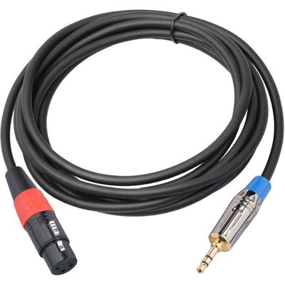 Sollbry - 3,5-mm-XLR-Klinkenkabel, XLR-Buchse auf 3,5-mm-Miniklinken-Mikrofonkabel für Camcorder, Image