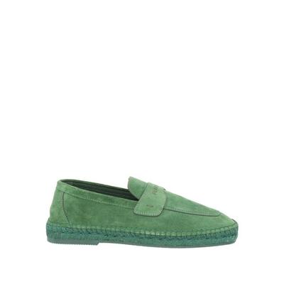 Loafers Leather - Green - Ferragamo Slip-Ons