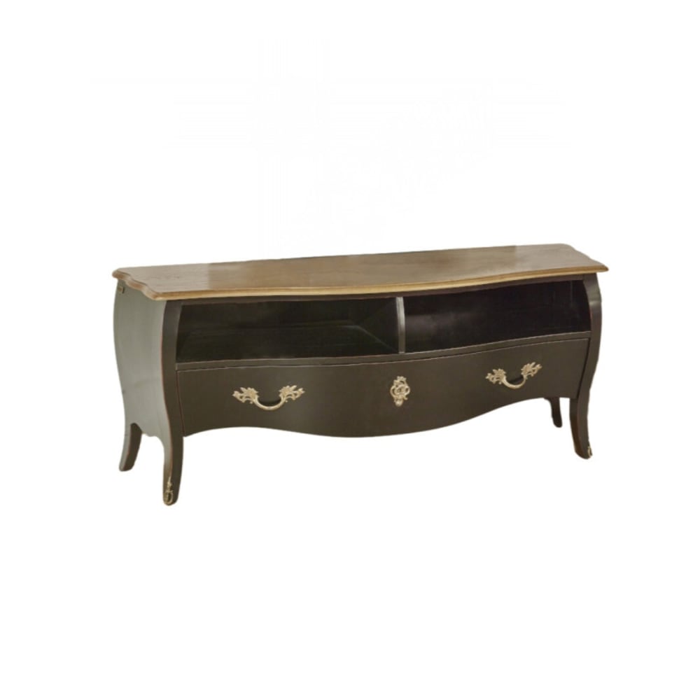 Meuble TV en chêne noir