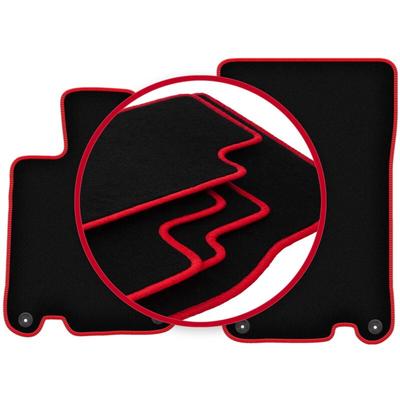 CARLUX-RED Autofußmatten für: Mercedes SL R230 Roadster (2001-2011) Image