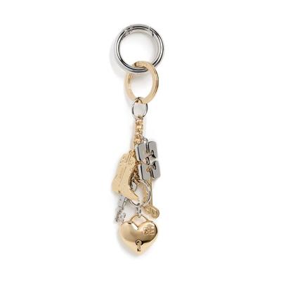 And Bou Charms Key Ring - White - Ganni Bag Accessories