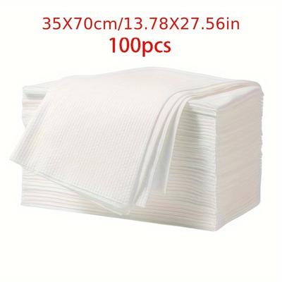 TEMU Disposable Towels For Hair Salons, Specifically Designed For Washing Hair, Drying Faces, And Wrapping Hair. Image
