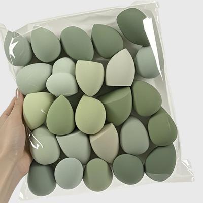 TEMU 8pcs Professional Makeup Sponge Beauty Blending Set, Random Shapes, Suitable For Foundation Liquid And Powder, High-quality Perfectly Shaped Sponges For Flawless Application Image