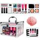 Makeup Kits For Women | Professional Make Up Palette - Cosmetic Display Cases For Teen Tween Daily Travel Stage Theater Bridal Wedding