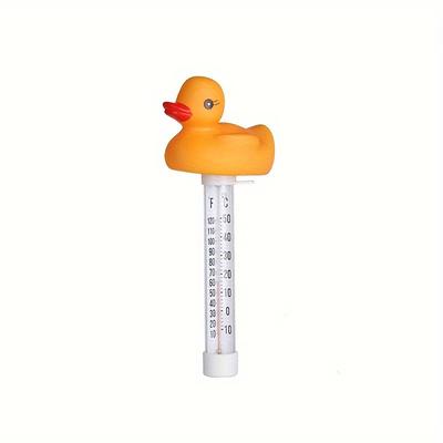 TEMU Adorable Duck & Flamingo Floating Thermometer For Hot Tubs, Spas, Bathtubs & Fish - Battery-free, Easy-to-read, Reptiles & Amphibians Image