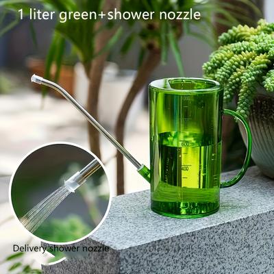 TEMU Flower Watering Can For Plants, Succulents And Flowers With Thickened Plastic Long Spout Potting Magic Tool