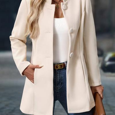 TEMU Women'-breasted Minimalist Versatile Jacket Image