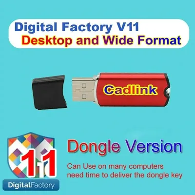 CADlink DigitalFactory V11 Rip Usb Dtf Dongle Key Code Software For Epson L1800 L805 1430 1390 7900
