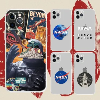 Cool N-NasaS Astronaut Phone Case For iPhone 16,15,14,13,12,11 Plus,Pro,Max,XR,XS,X,7,8 Plus,SE,Mini