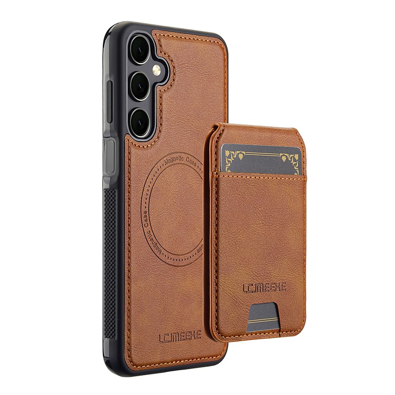 Phone Case For Samsung Galaxy S26 Ultra Plus S25 S24 S23 S24 FE S22 S21 Ultra Plus S20 A55 5G A35 5G Back Cover with Stand Holder Magnetic Support Wireless Charging Retro TPU PU Leather