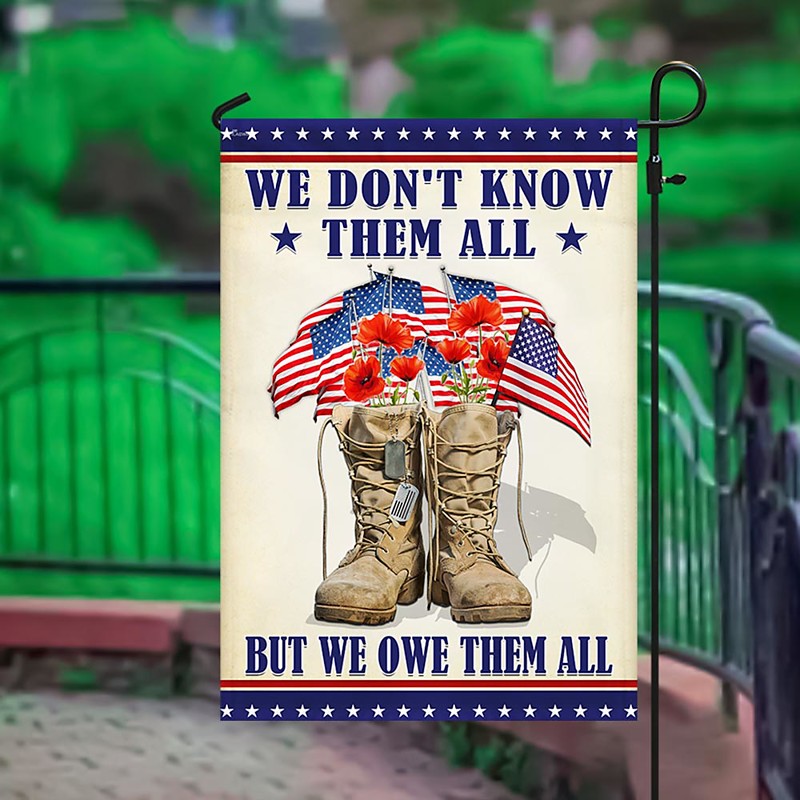 4th of July Veteran's Day Garden Flag 12 x 18 Inch Yard Flags, Independence Day Memorial Day Small Garden Flags for Outside, Outdoor Flags, Holiday Garden Flags for All Seasons