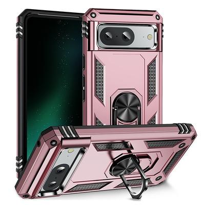 Phone Case For Google Pixel 9 Pro Pixel 9 Pro XL Pixel 8 Pro Pixel 8 Pixel 9 Pixel 7 Pixel 7 Pro Pixel 6 Pixel 6 Pro Back Cover Ring Holder Magnetic Shockproof Retro TPU PC