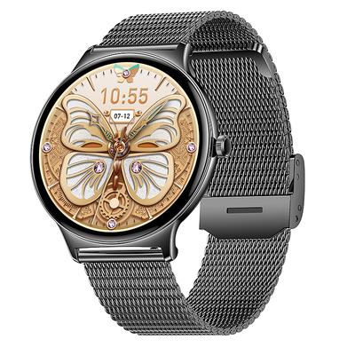 iMosi 1.43 inch AMOLED Smartwatch Fitness Running Watch Bluetooth Pedometer Call Reminder Activity Tracker Compatible with Android iOS Women Men Long Standby Hands-Free Calls Waterproof IP 67